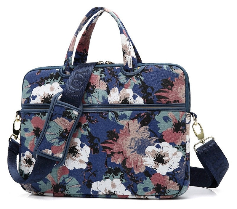 Sacoche Ordinateur Assortiment Floral 14 Pouces - Ma Housse d'Ordinateur