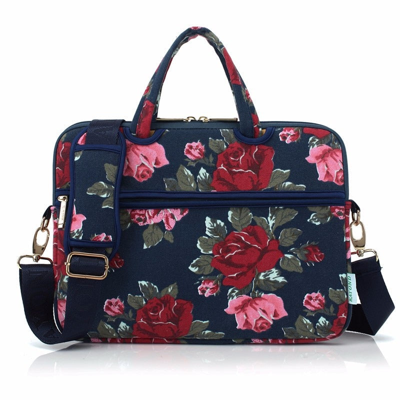 Sacoche Ordinateur Assortiment Floral 14 Pouces - Ma Housse d'Ordinateur