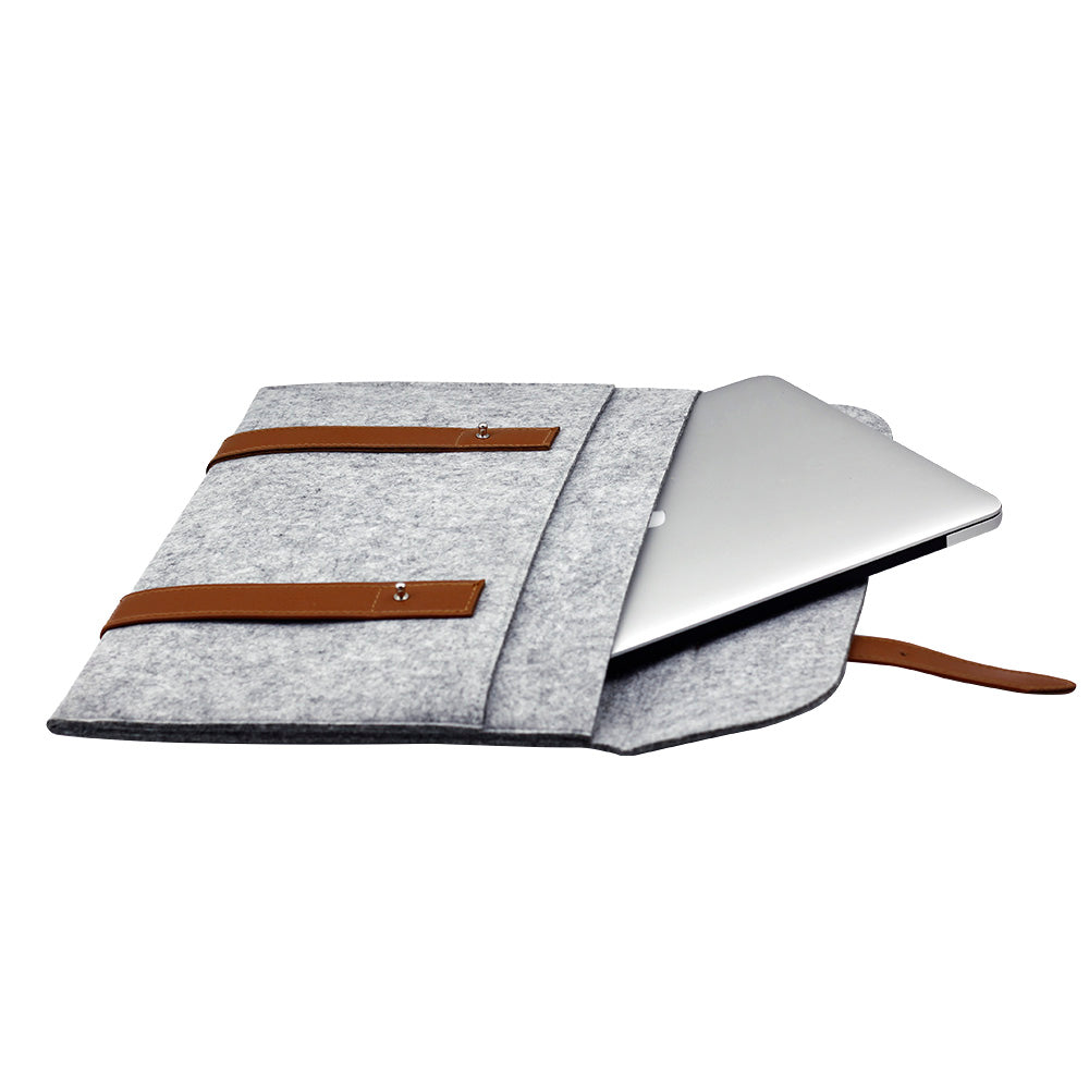 Sacoche Ordinateur 15 Pouces en Tissu Feutré - Ma Housse d'Ordinateur