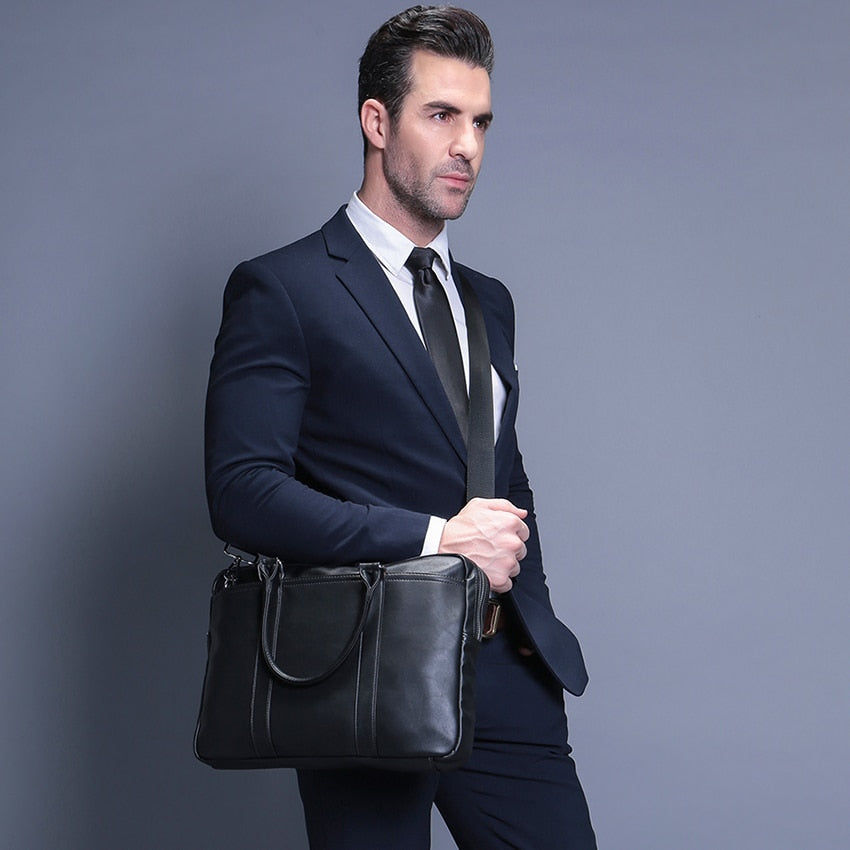 Sacoche Ordinateur en Cuir The Agent - Ma Housse d'Ordinateur
