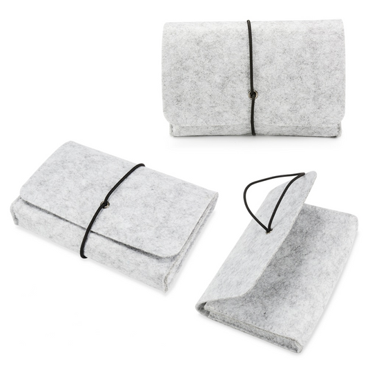 Set Housse Ordinateur 14 Pouces en Laine Mérinos - Ma Housse d'Ordinateur