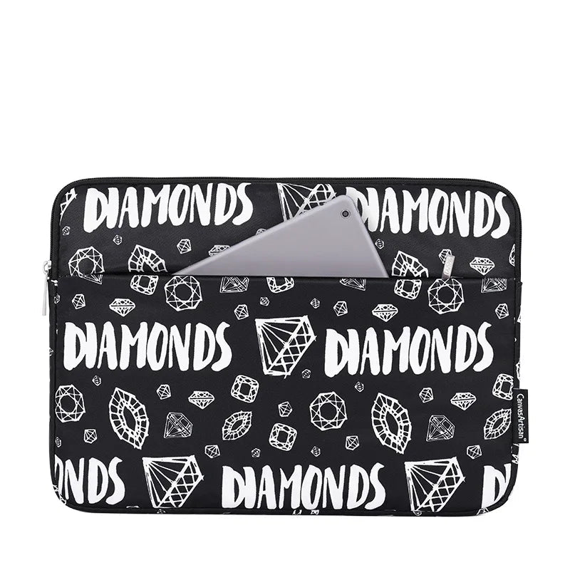 Housse Ordinateur 15 Pouces Black Diamonds - Ma Housse d'Ordinateur