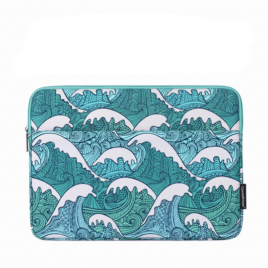 Housse Ordinateur 15 Pouces Blue Waves - Ma Housse d'Ordinateur