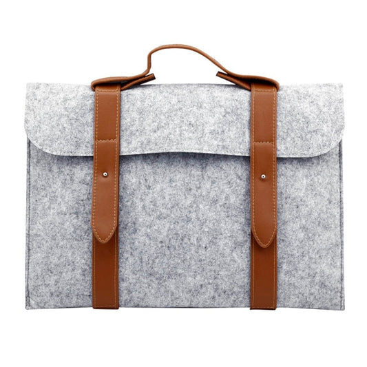 Sacoche Ordinateur 15 Pouces en Tissu Feutré - Ma Housse d'Ordinateur
