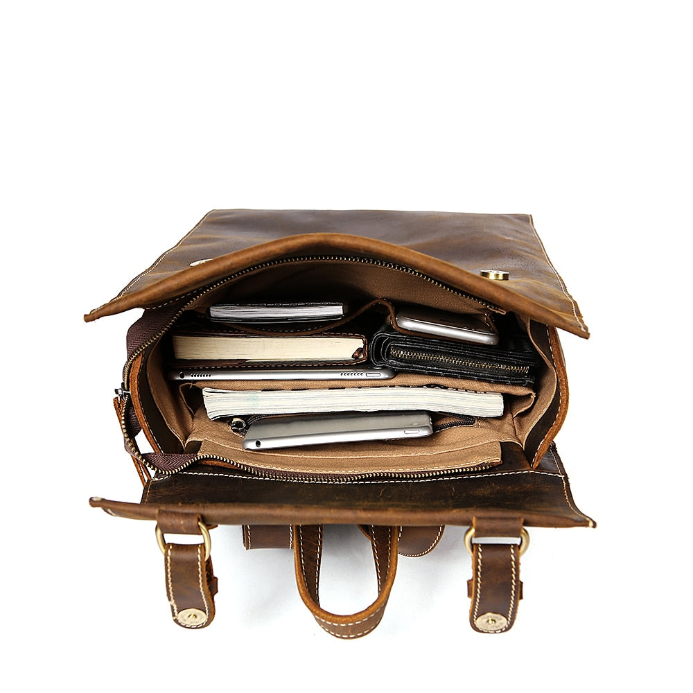 Sac à Dos Ordinateur en Cuir The Case - Ma Housse d'Ordinateur
